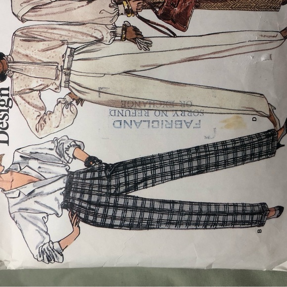 Vintage Vogue's Basic Design Pattern 1199-size14- cut- pants pattern - Picture 3 of 9
